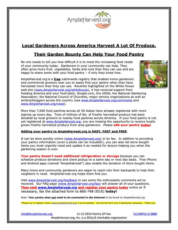 pantry flier
